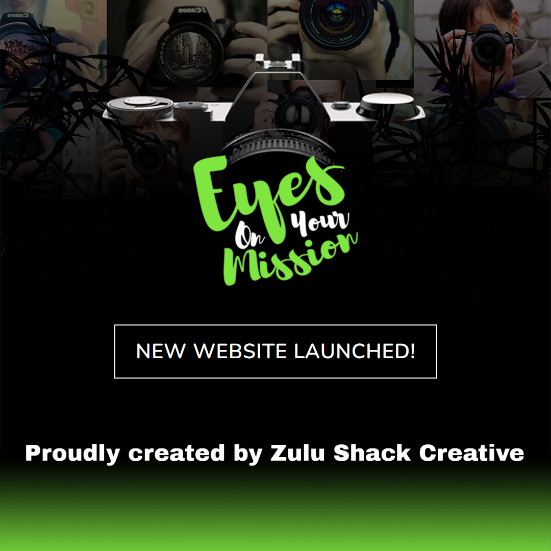 Eyes on Your Mission new website announcement