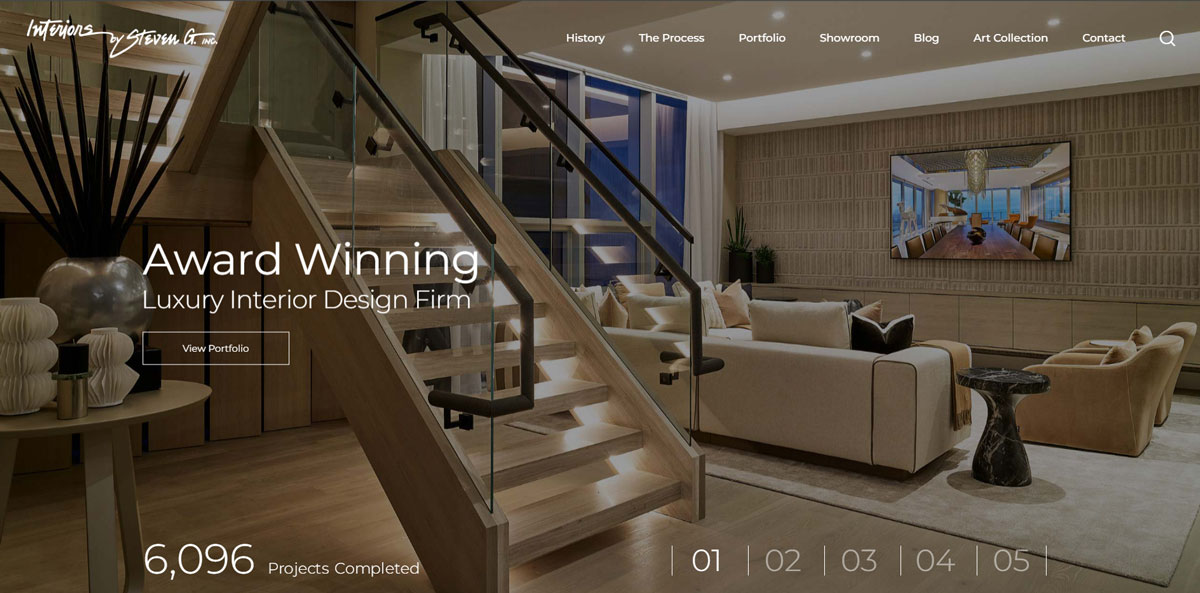 Interiors by Steven G Redesign Case Study