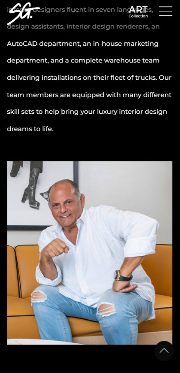 Steven G loves his new website - I mean look at that smile